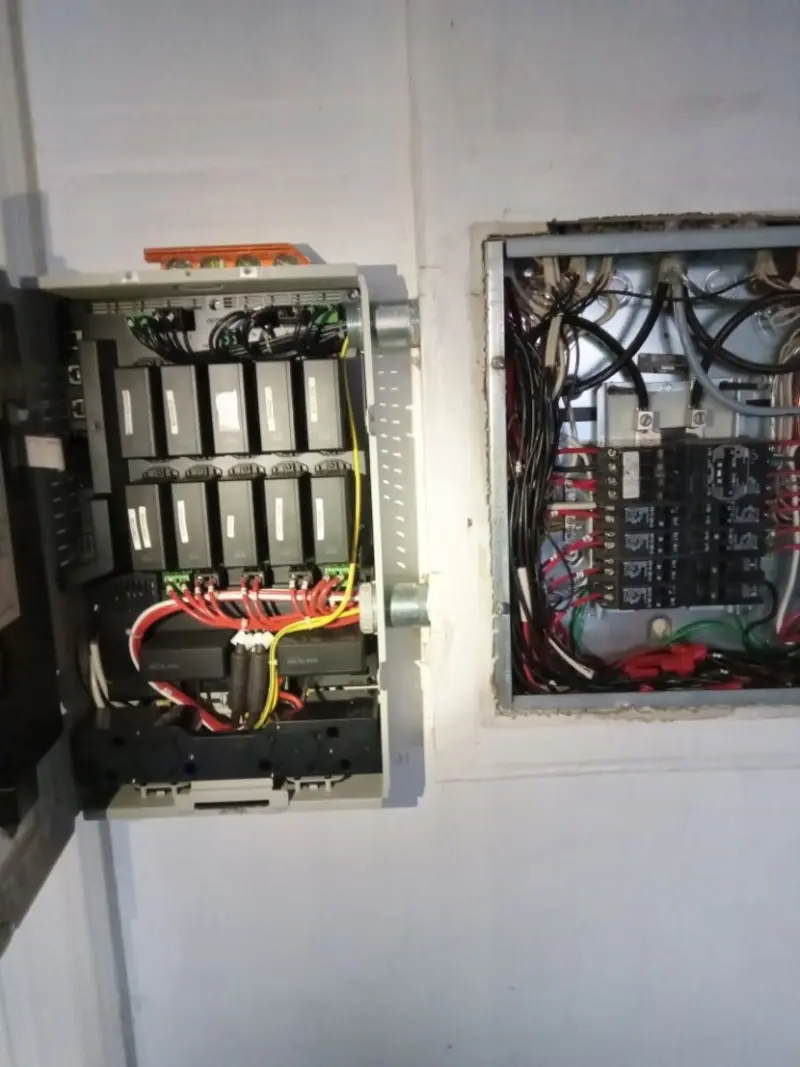 Electrical panel upgrade completed for Ring Doorbell Installation in Madisonville